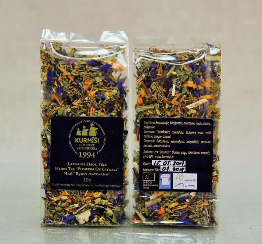 Травяной чай Букет Латгалии, биологический