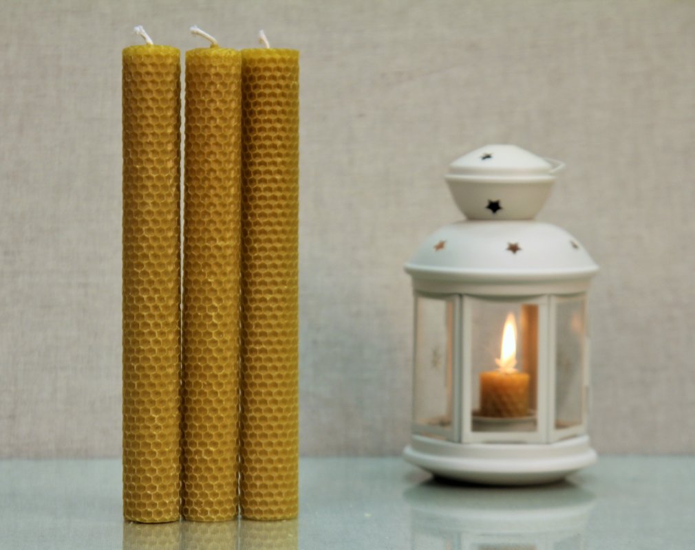 Свечи из пчелиного воска: